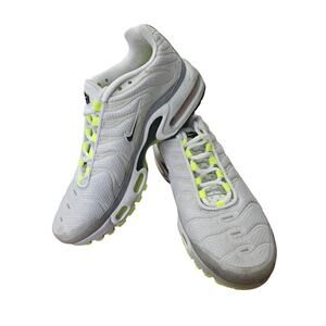 Nike Air Max Plus TN White Volt Running Shoes Women’s 6.5 Youth 5Y CD0609-015